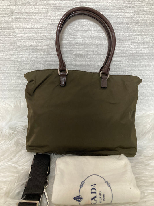 Prada Green Handle Bags A-14444