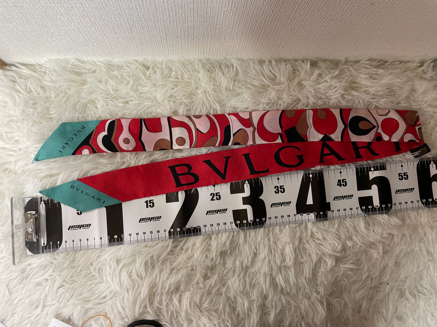 Bvlgari レッド系 Scarves A-15097