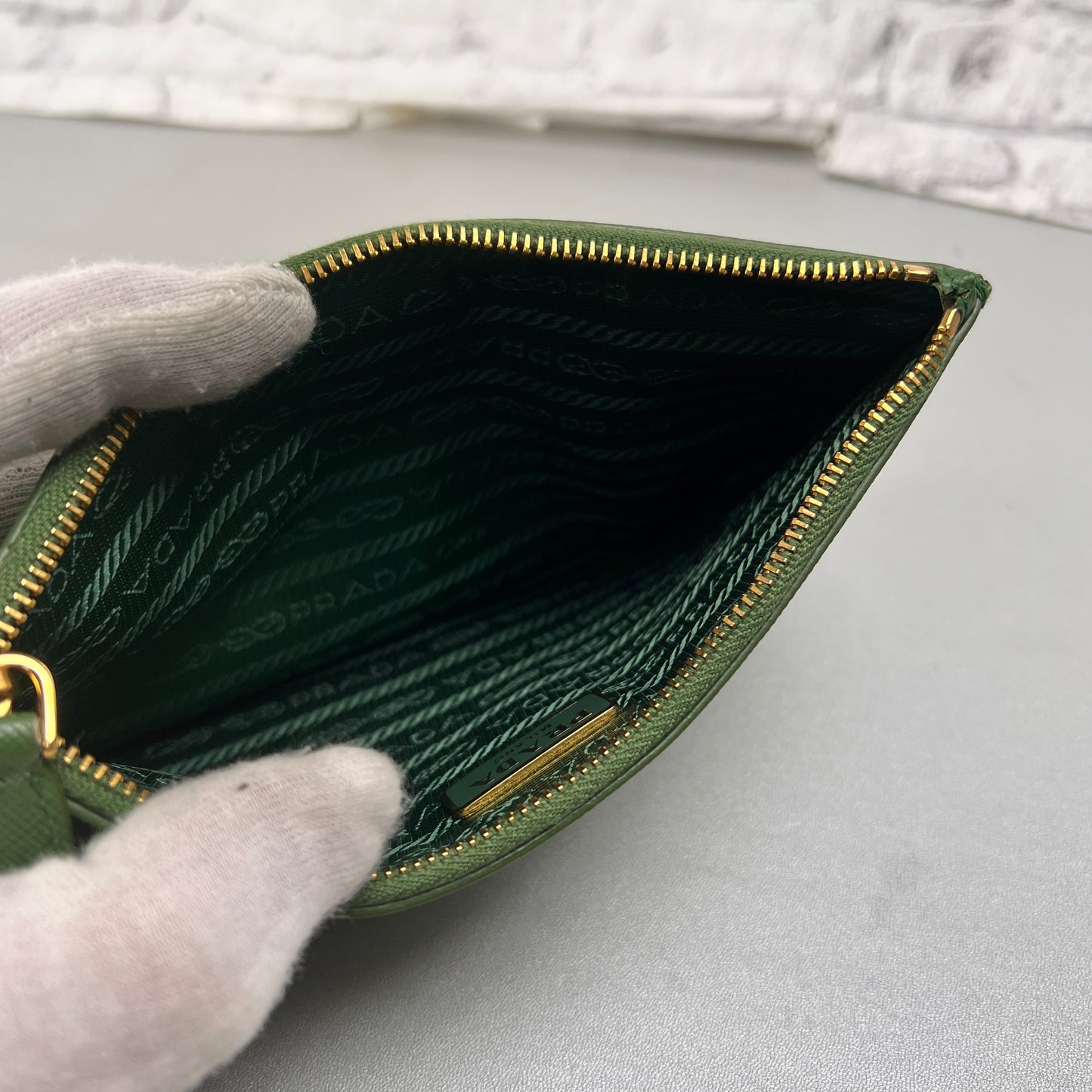 Prada Green Pouches A-15101