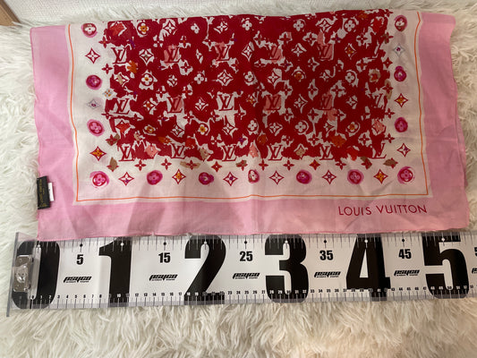 ルイ・ヴィトン レッド系 Scarves A-15176