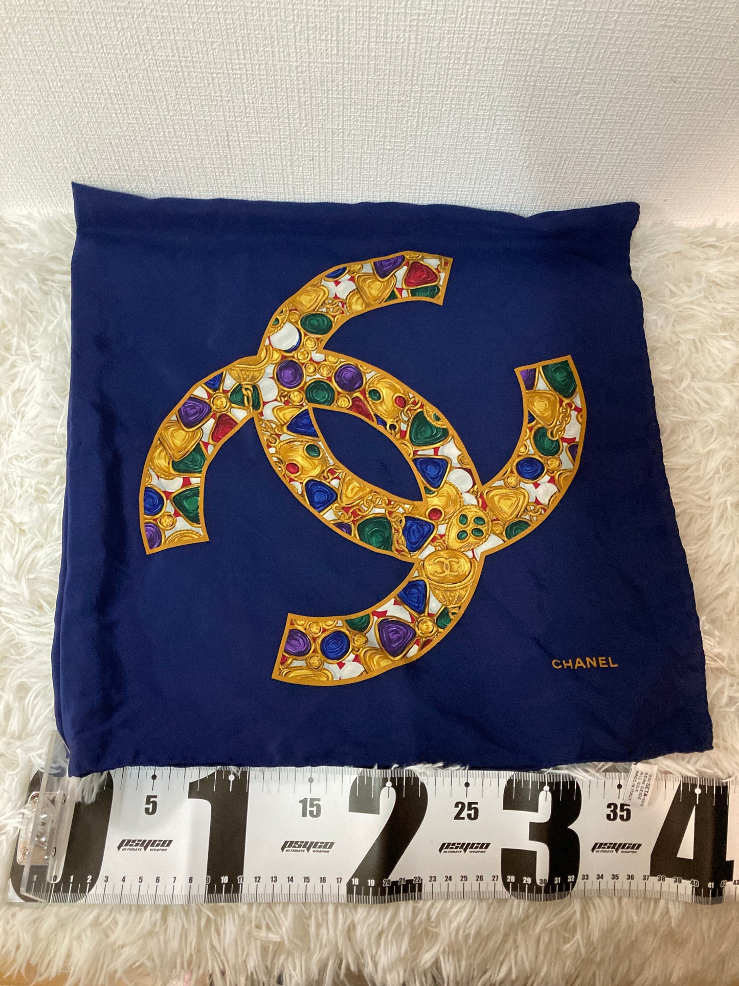 Chanel ブルー系 Scarves A-15197