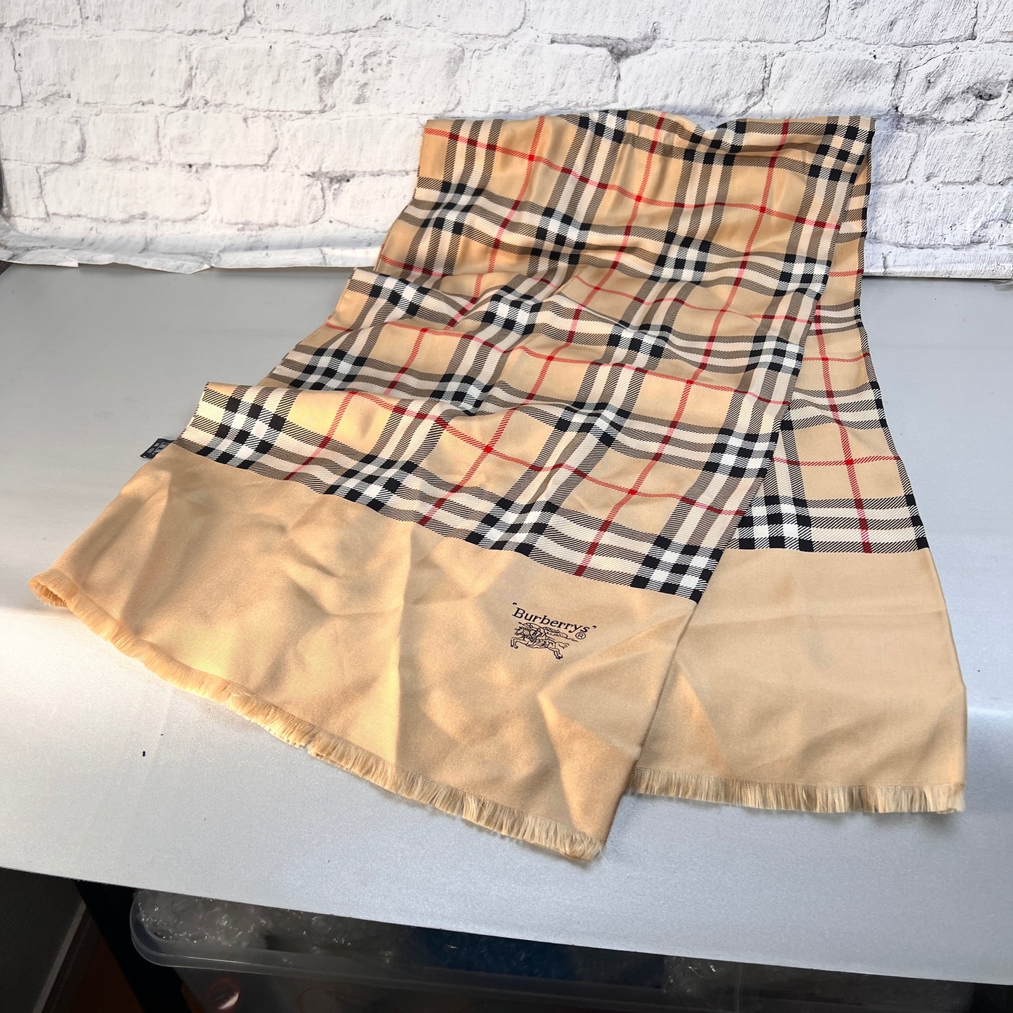 Burberry Beige Scarves A-15214
