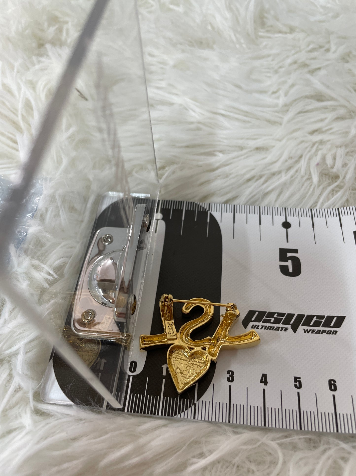 Saint Laurent ゴールド系 Brooches A-15223
