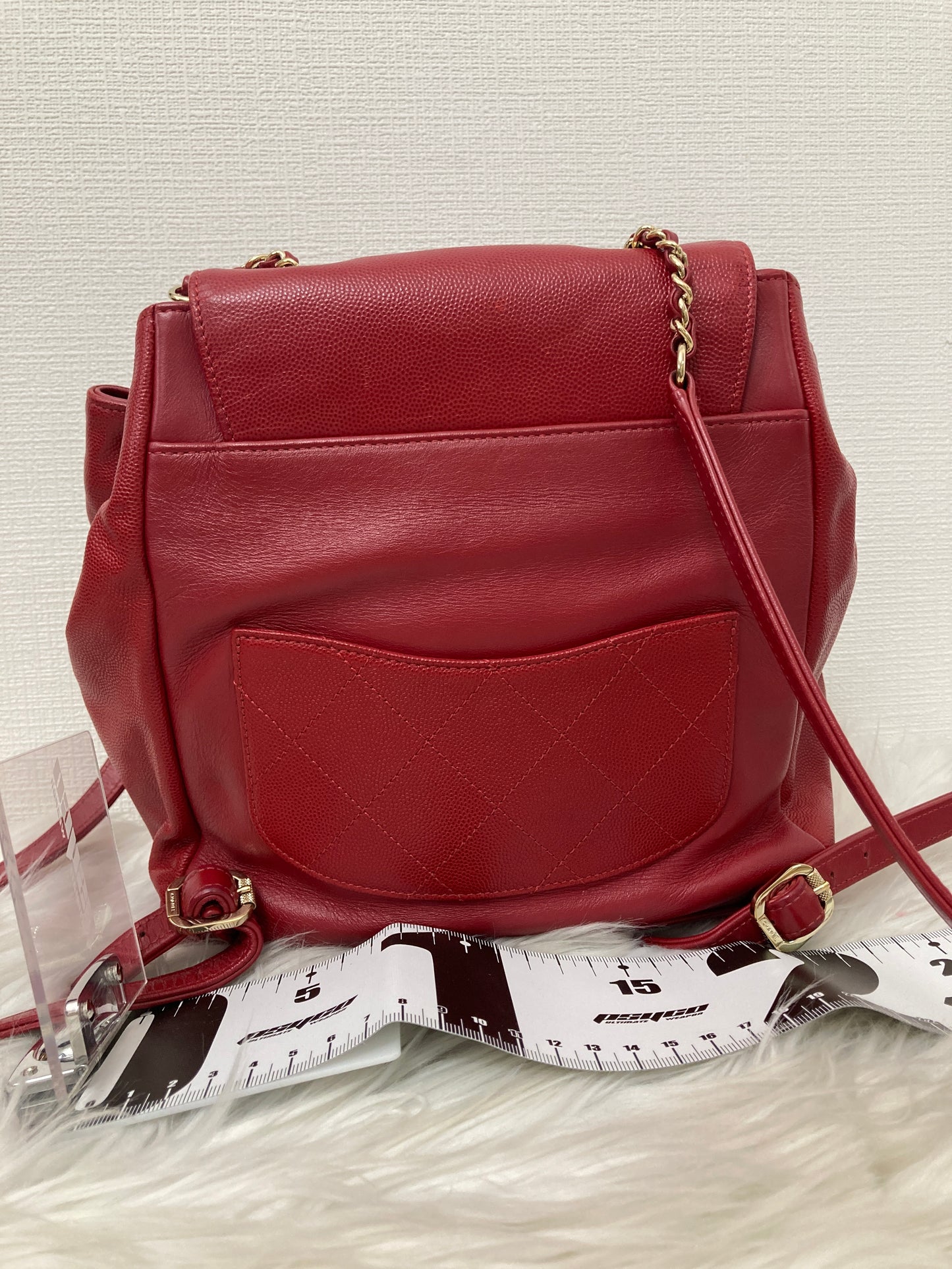 Chanel Red Backpacks A-15438