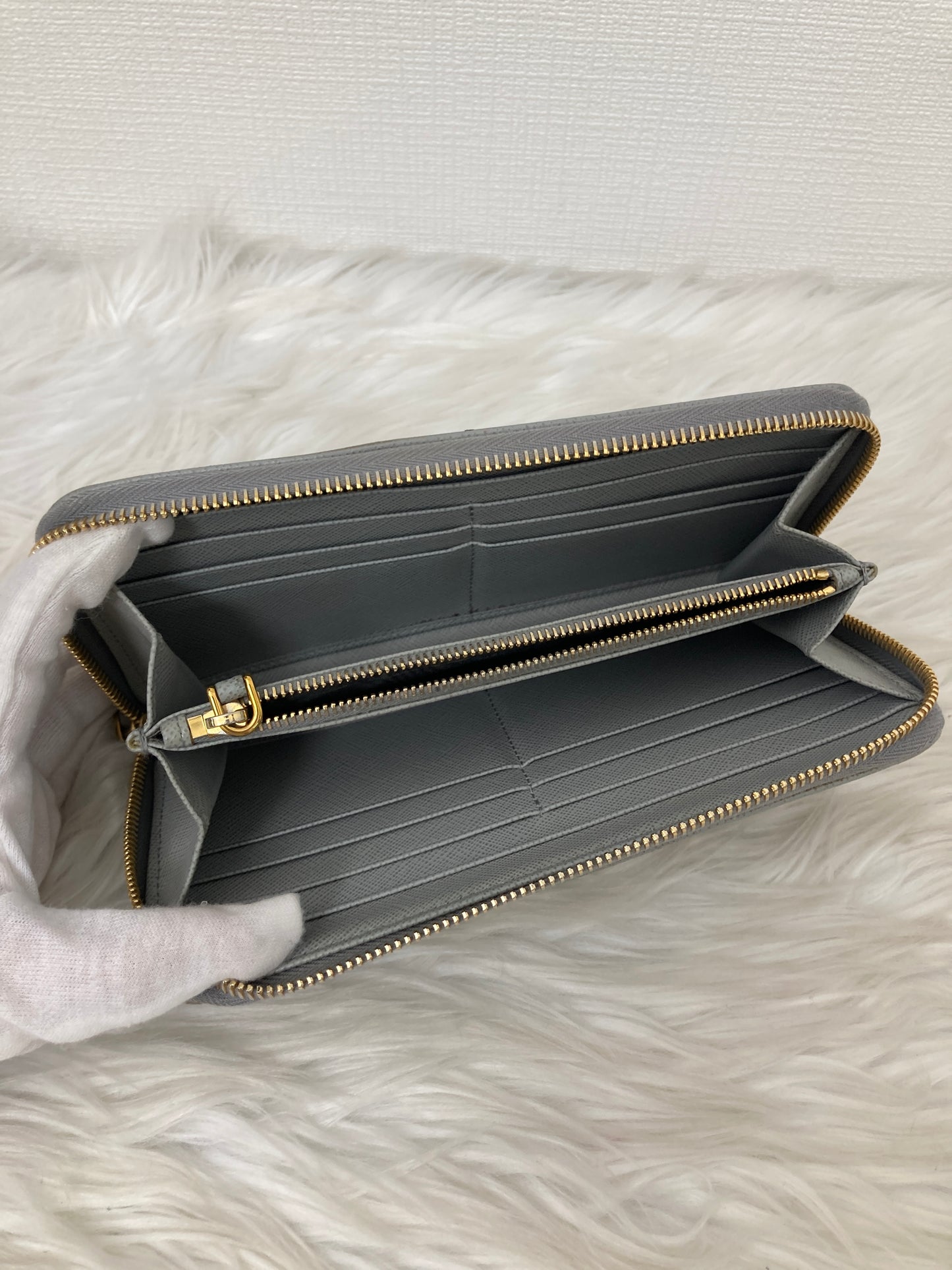 Prada Gray Wallets A-15451