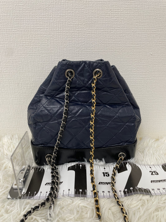 Chanel Navy Handle Bags A-15462