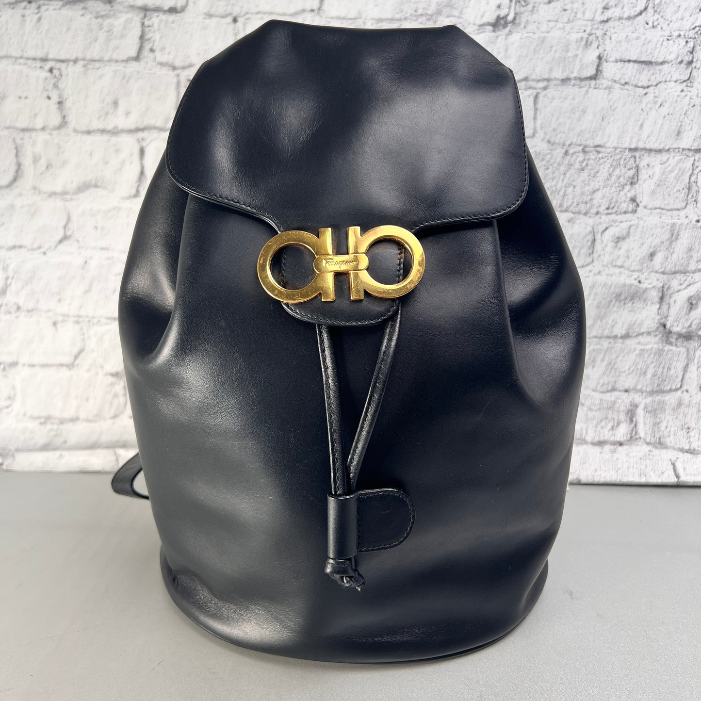 Ferragamo Black Backpacks A-15480