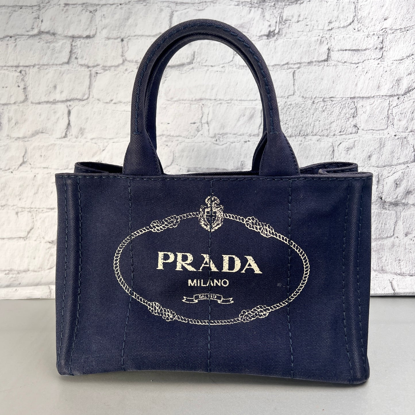 Prada Blue Tote Bags A-15485