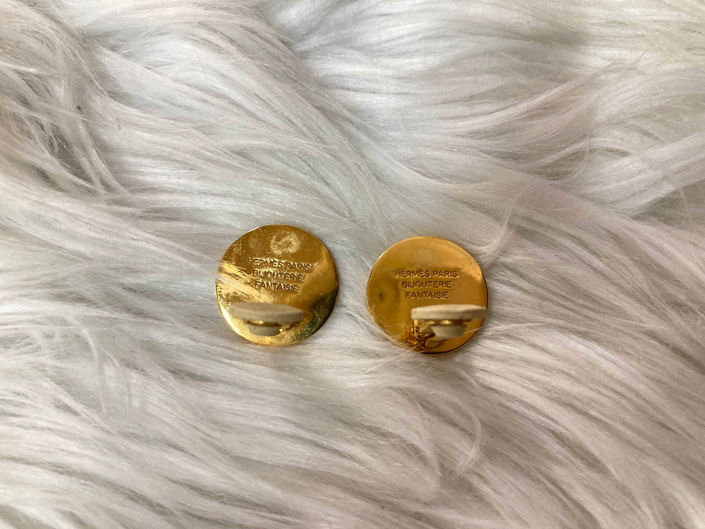 Hermes Gold Earrings A-15598