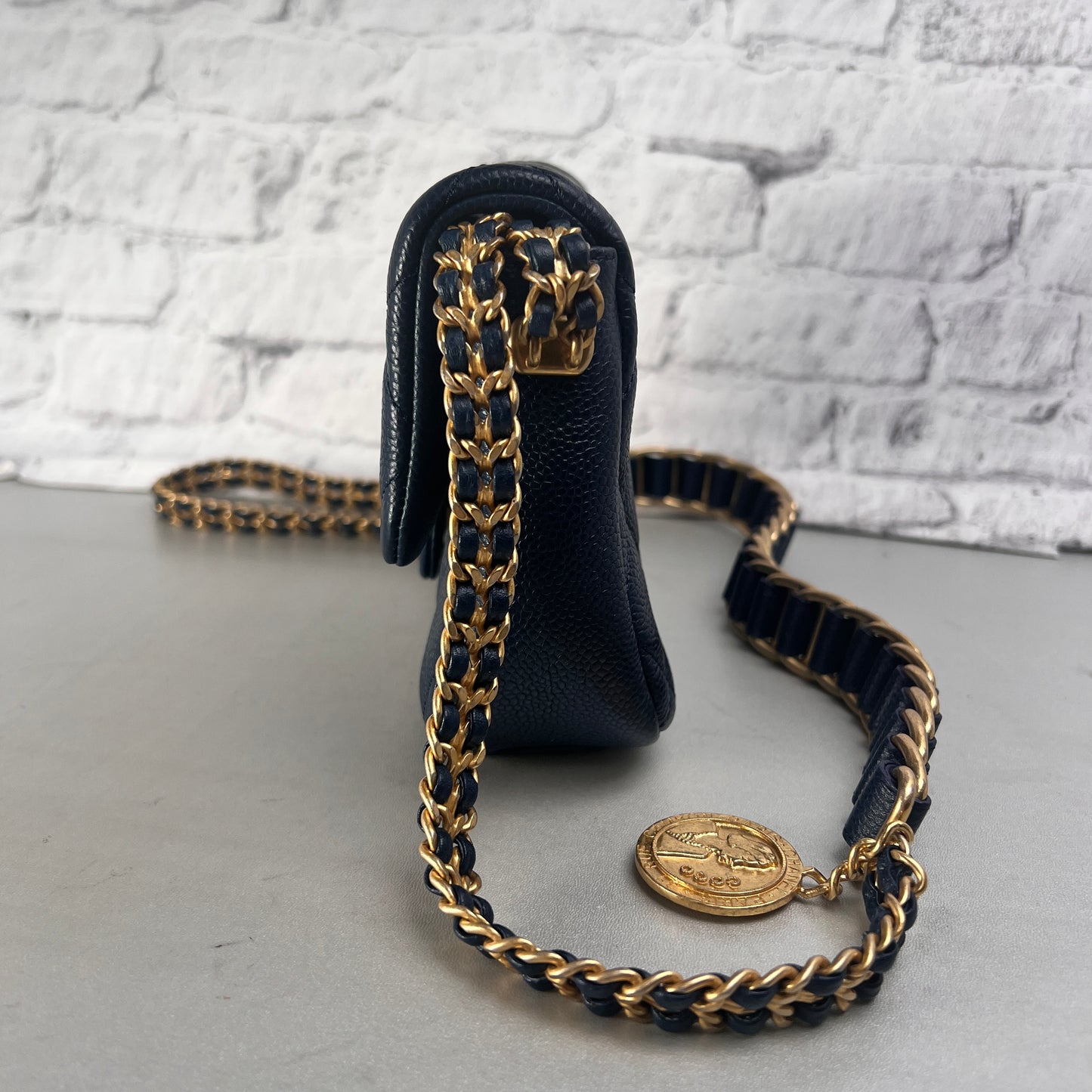 Chanel Navy Shoulder Bags A-15678
