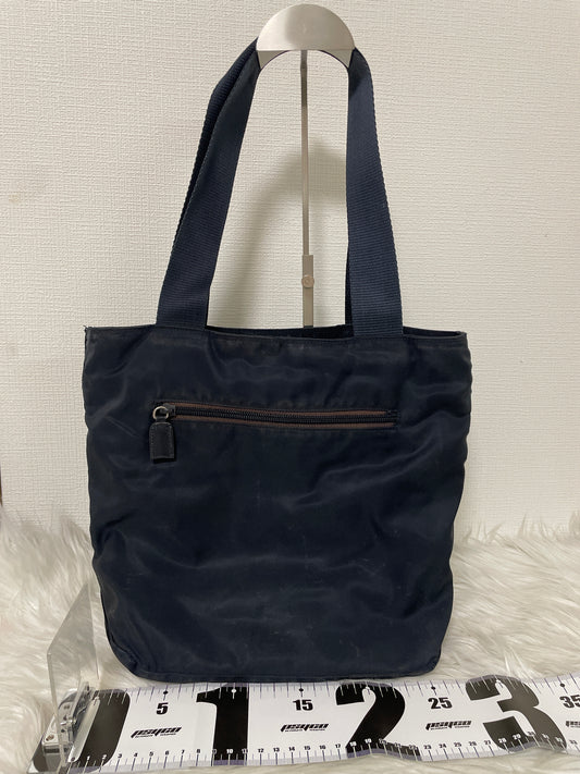 Prada Navy Tote Bags A-15732
