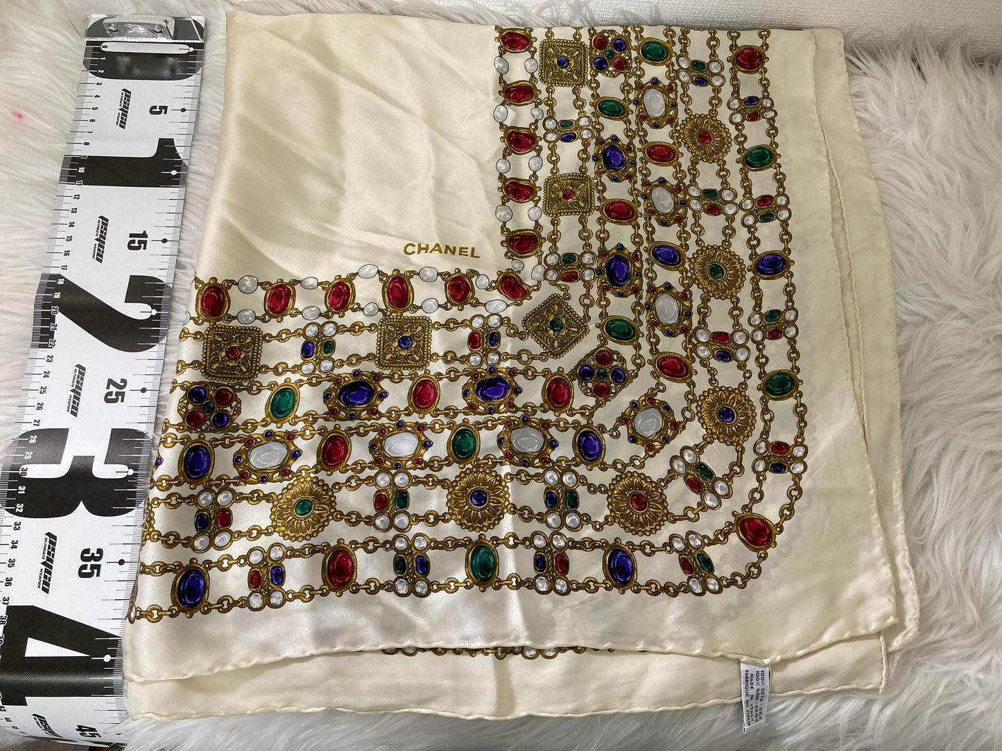 Chanel White Scarves A-15754