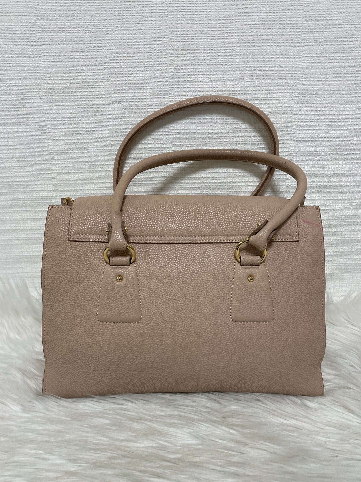 Ferragamo Beige Handle Bags A-15822