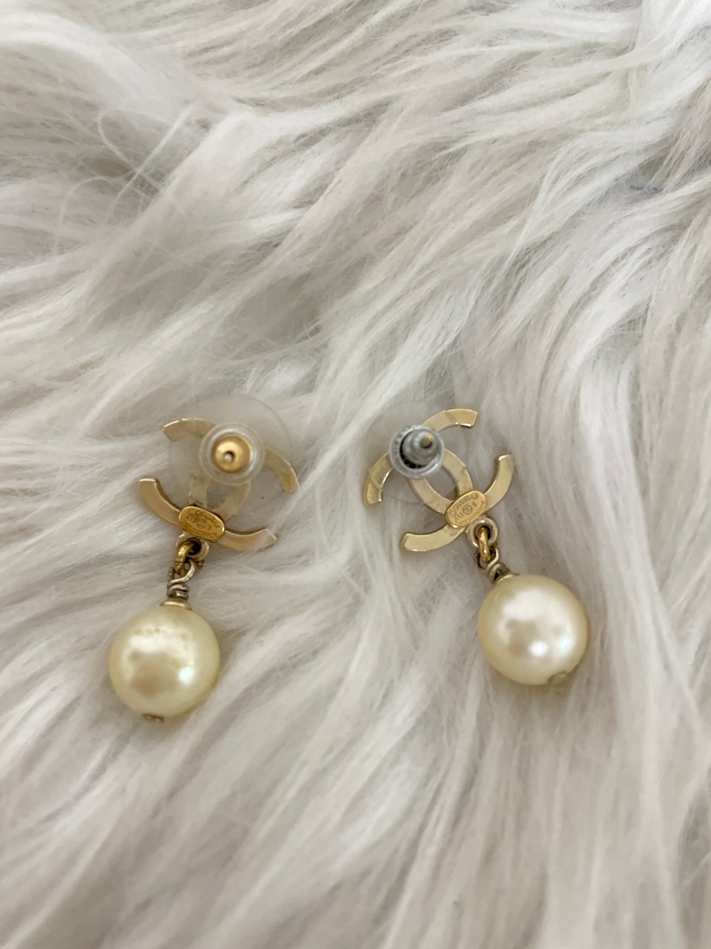 Chanel Pink Earrings A-15834