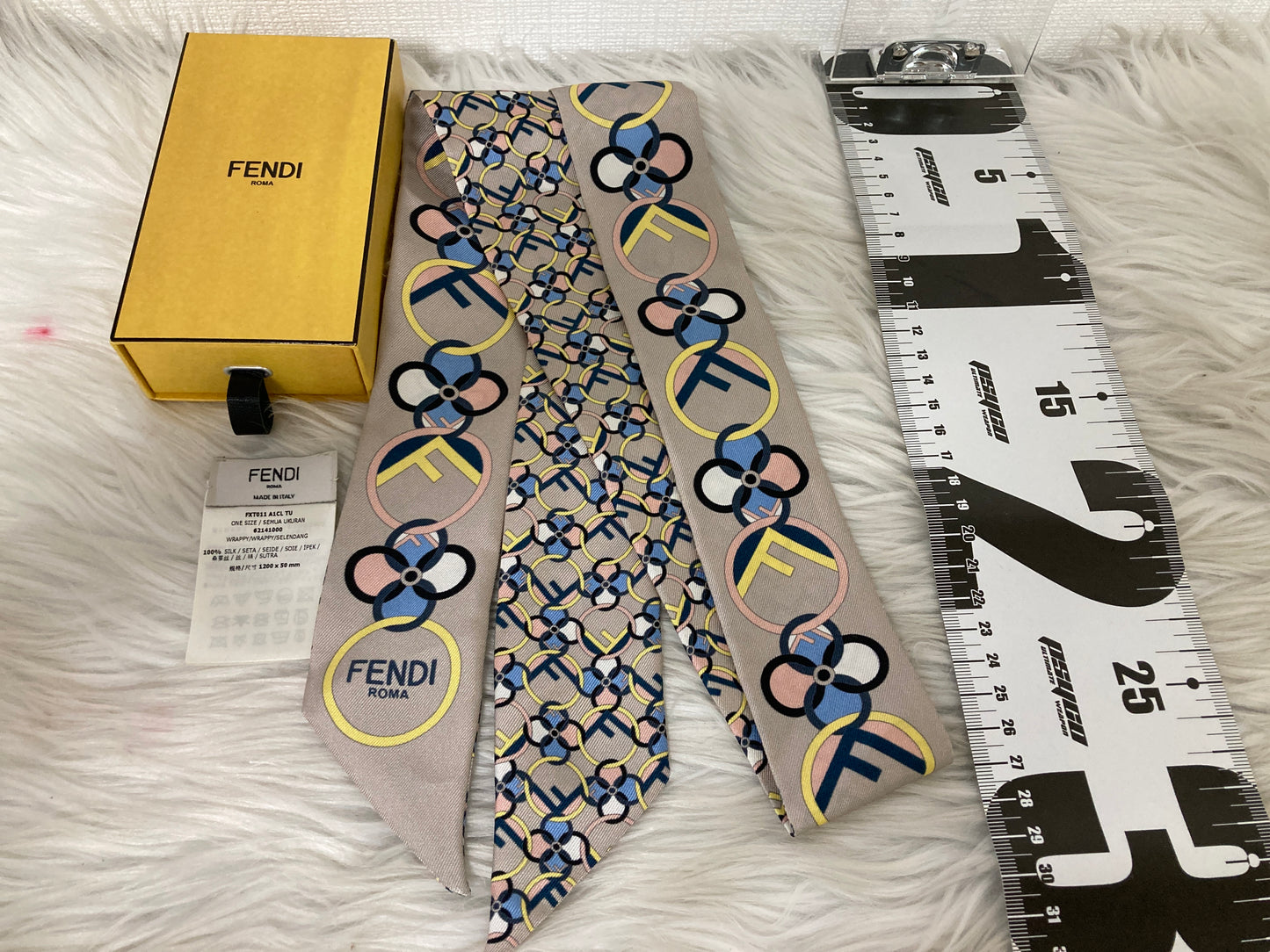 Fendi Gray Scarves A-15883