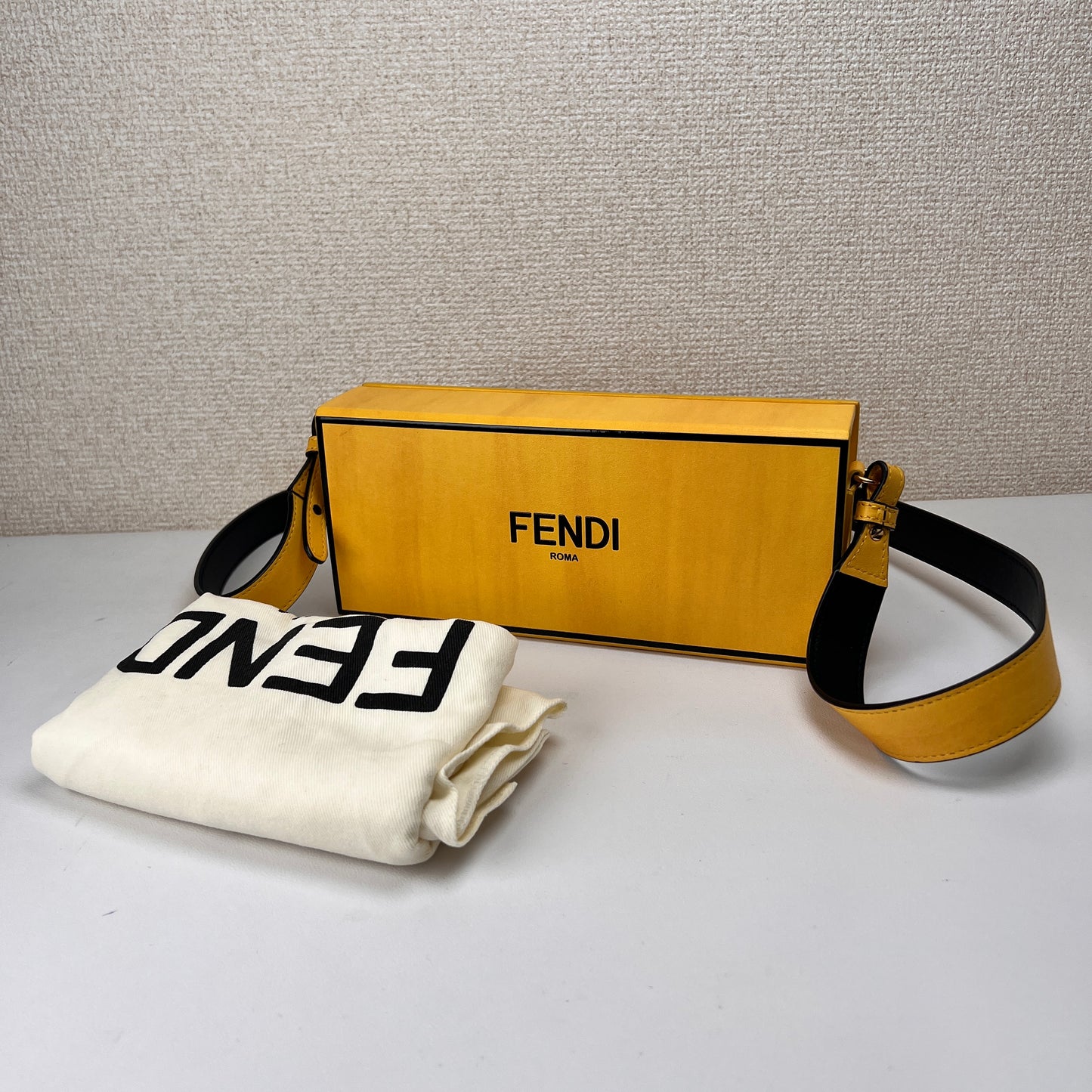 Fendi Yellow Shoulder Bags A-15896