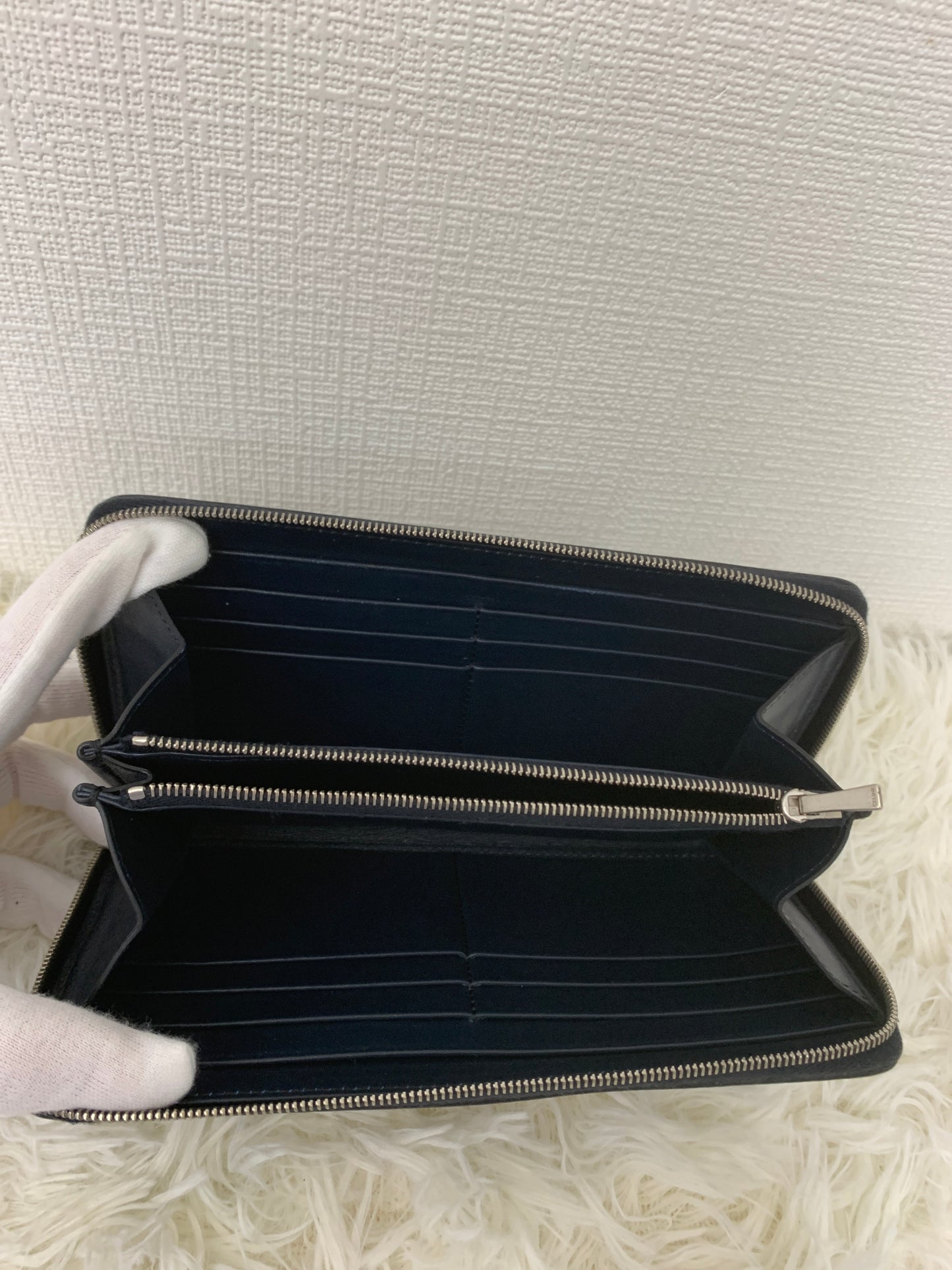 Celine Navy Wallets A-15962