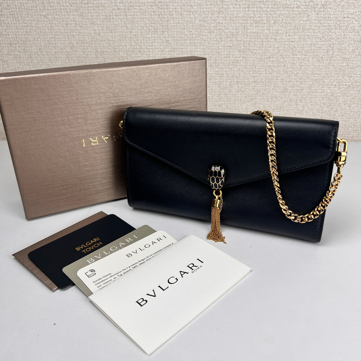 Bvlgari Black Handle Bags A-15997