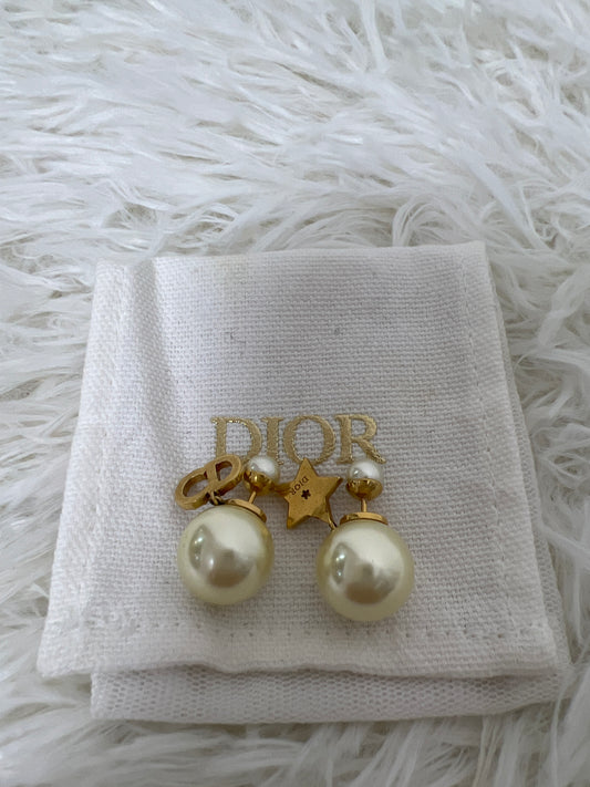 Dior Gold Earrings A-16028