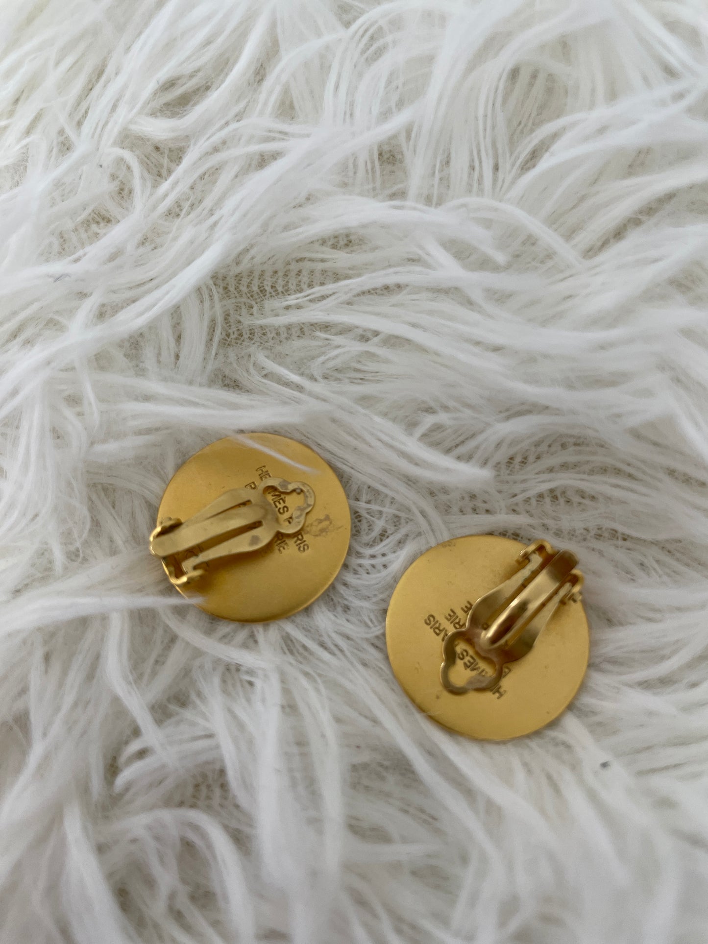 Hermes Gold Earrings A-16116
