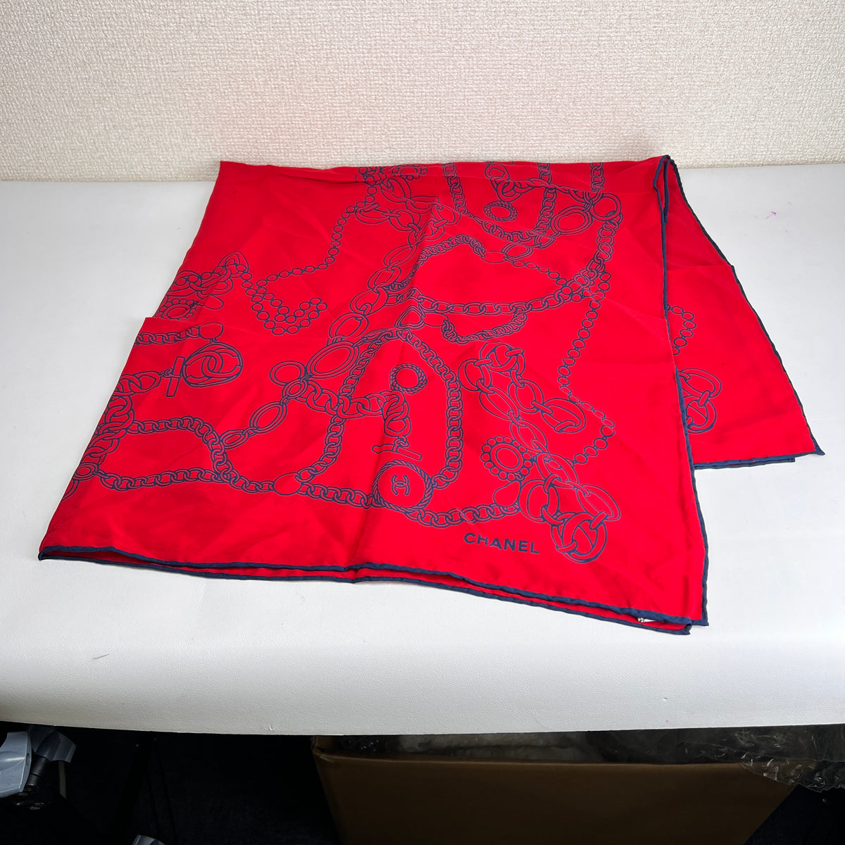 Chanel Red Scarves A-16169