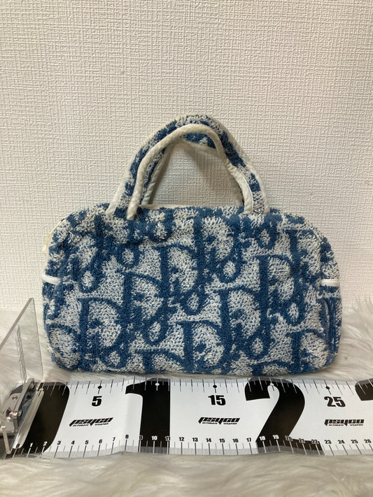 Dior Navy Handle Bags A-16187