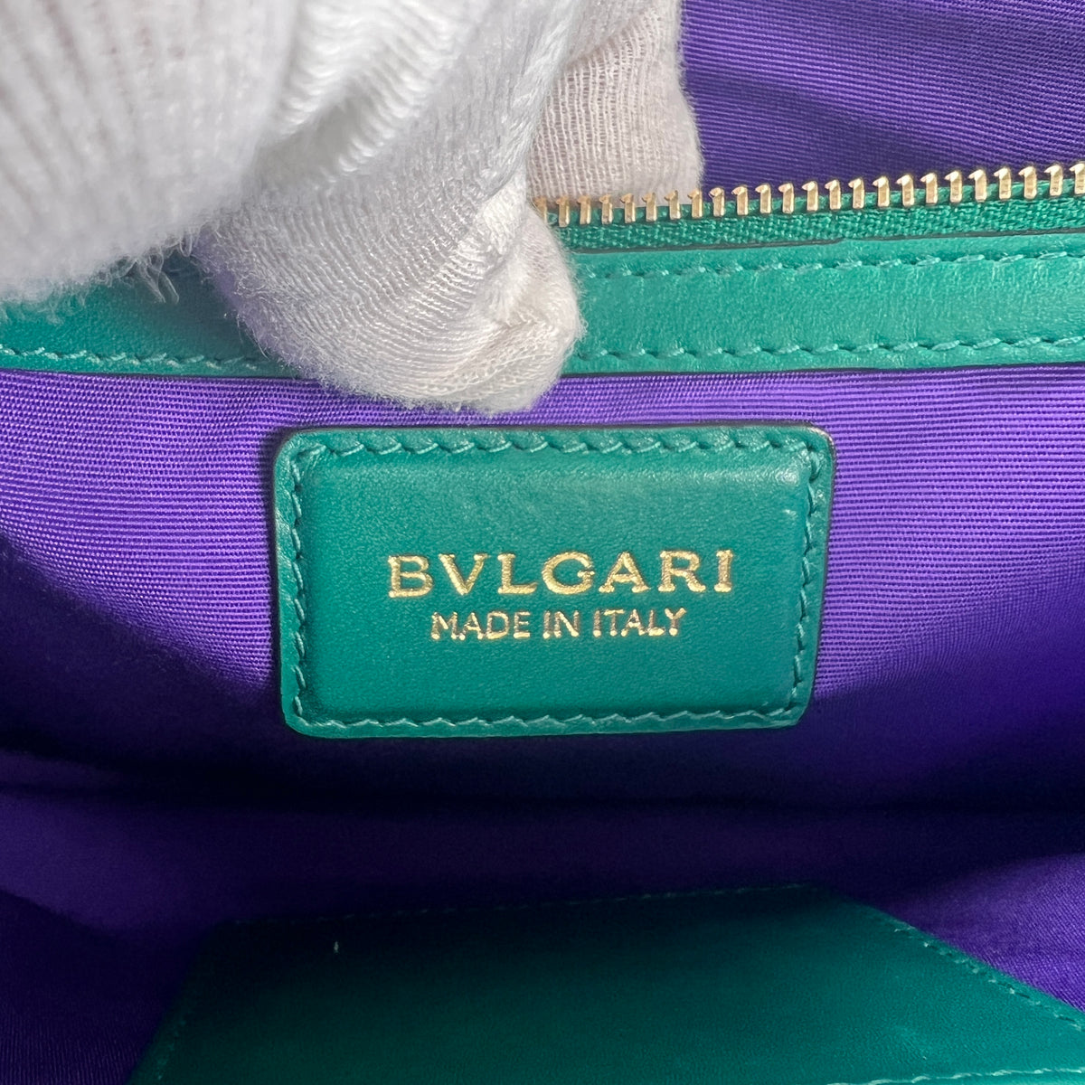 Bvlgari Green Shoulder Bags A-16258