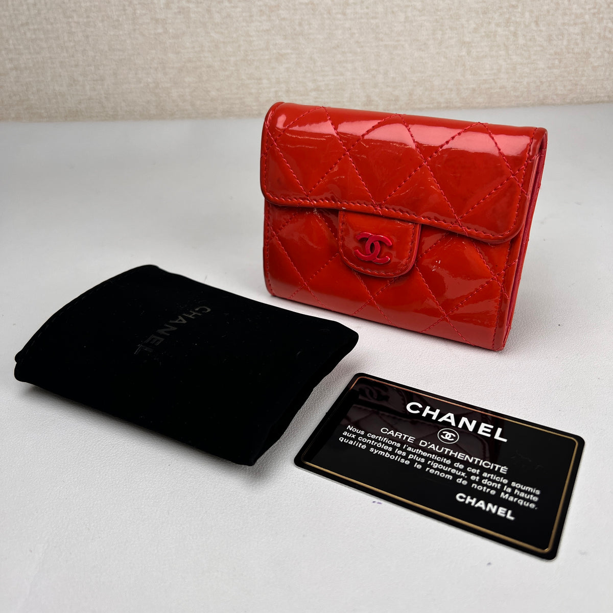 Chanel Red Wallets A-16339