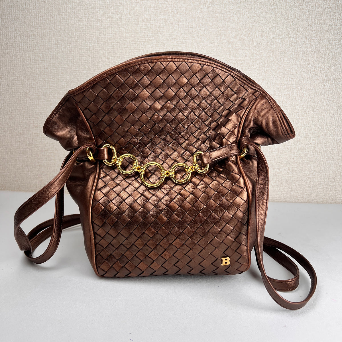 Bally Brown Shoulder Bags A-16354