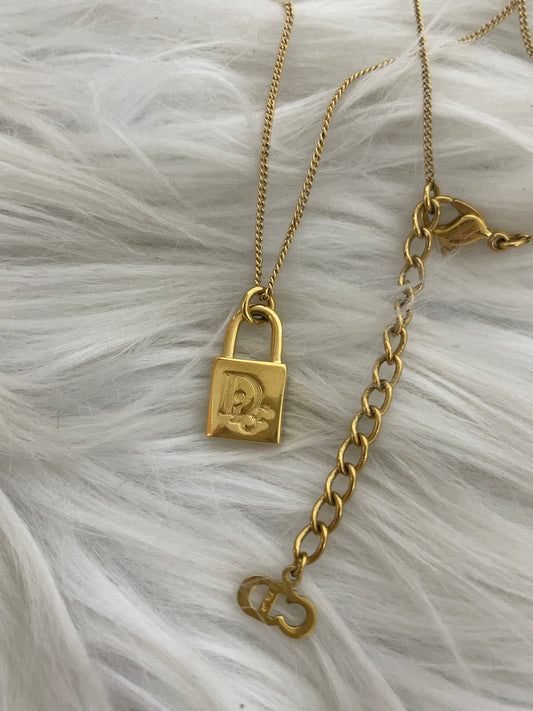 Dior Gold Necklaces A-16359