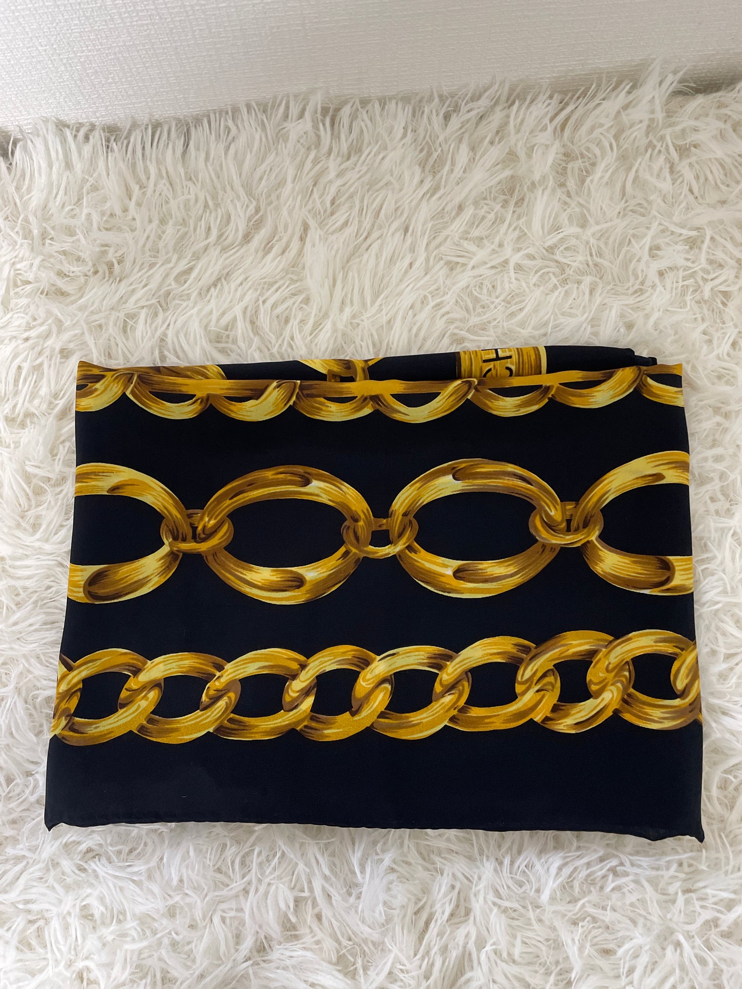 Chanel Black Scarves A-16562