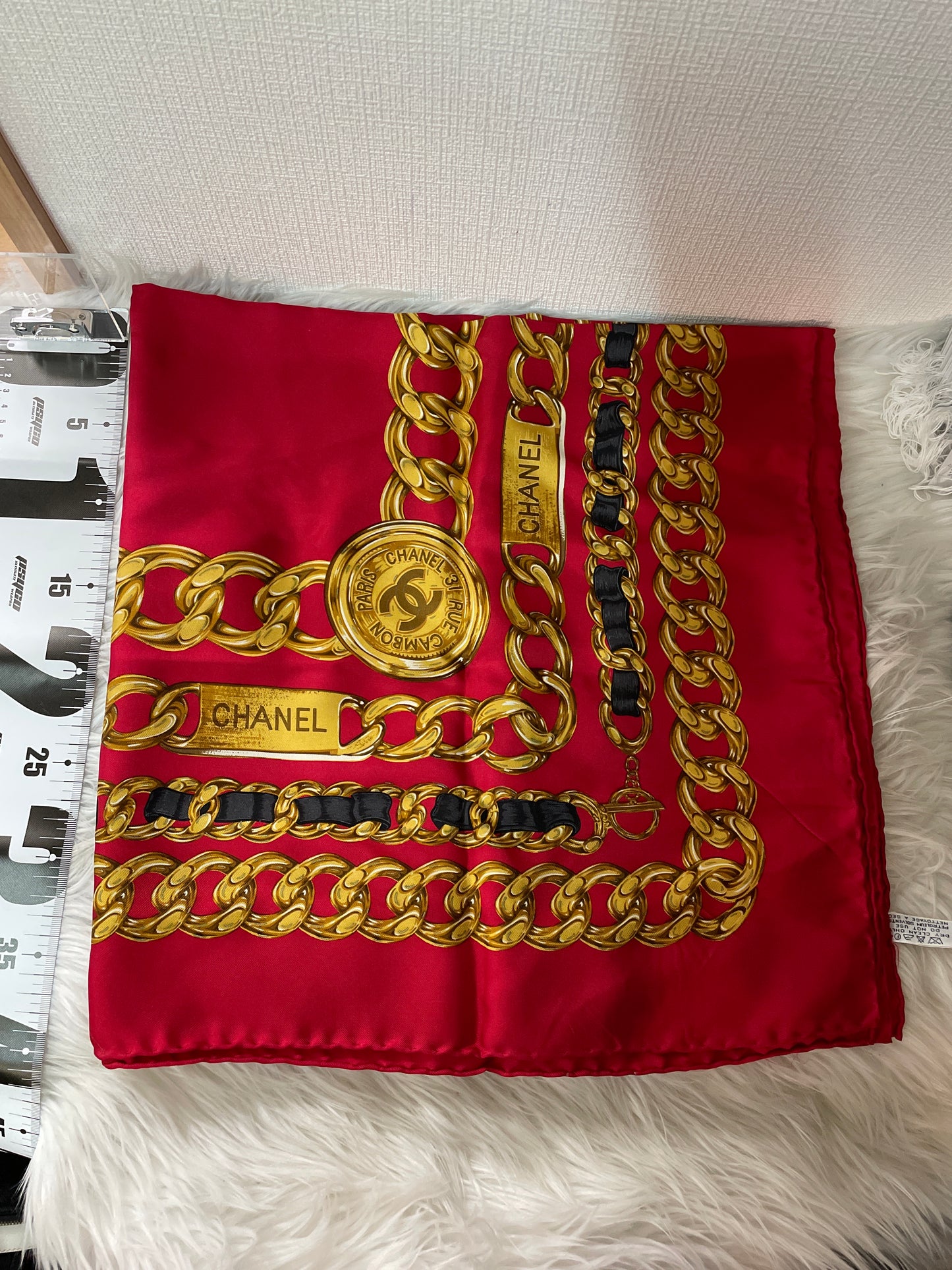 Chanel Red Scarves A-16566