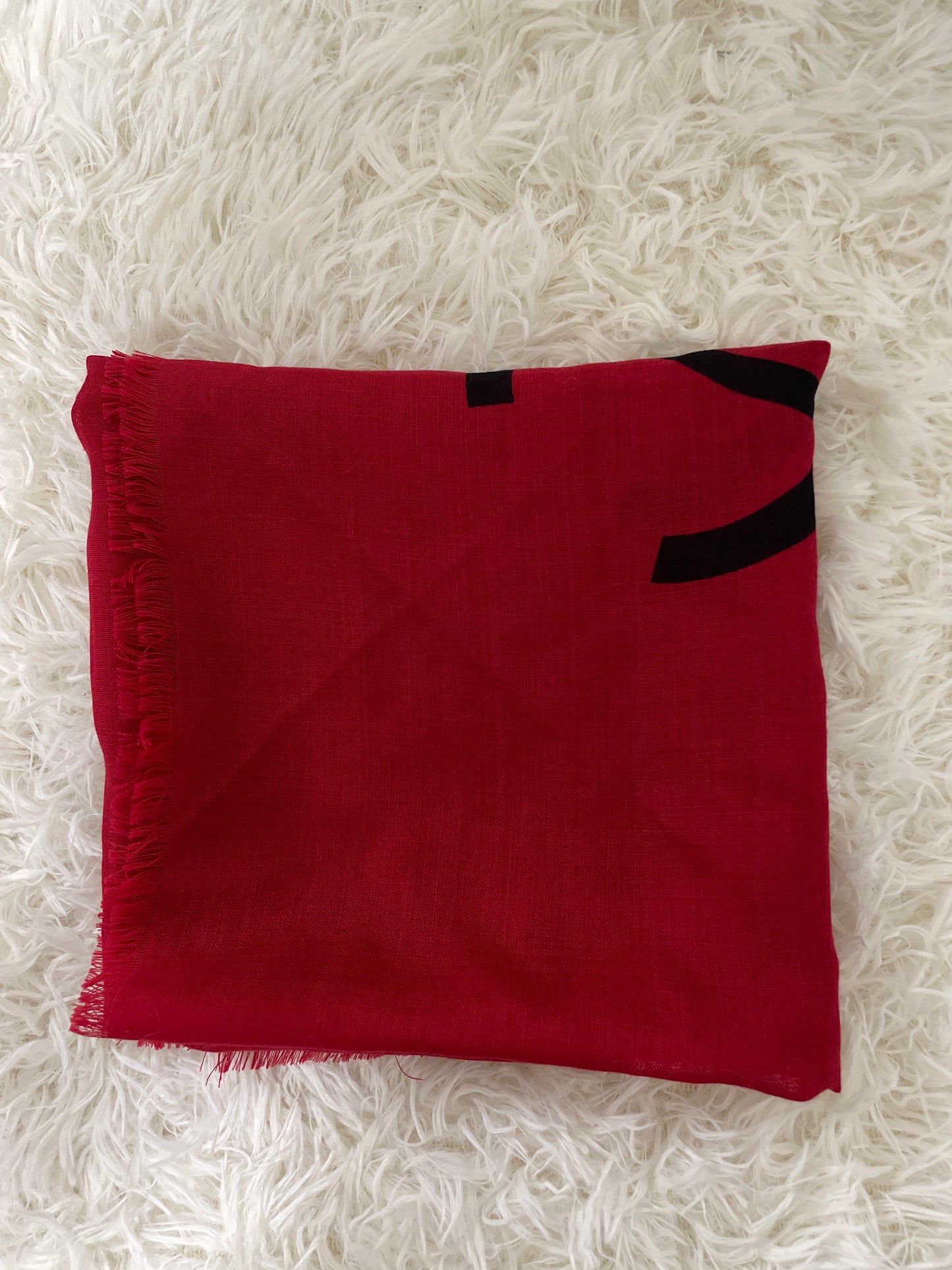 Chanel Red Scarves A-16571