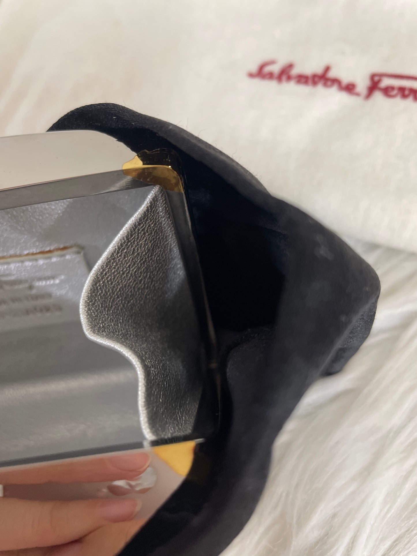 Ferragamo Black Pouches A-16674
