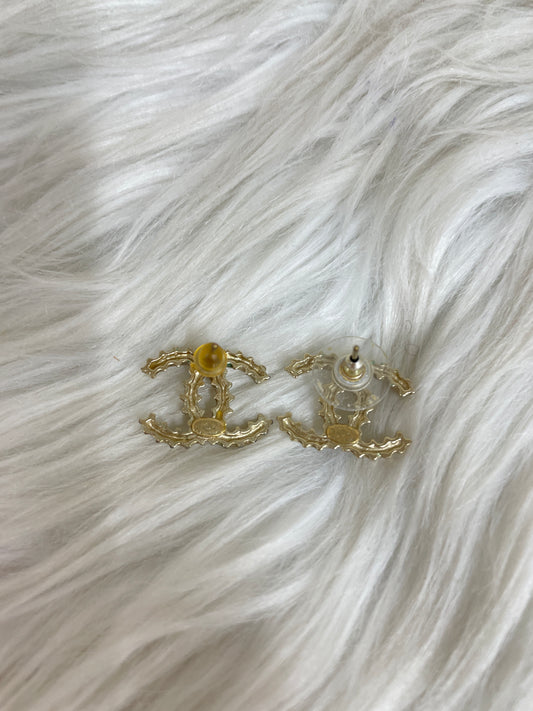 Chanel Gold Earrings A-16710