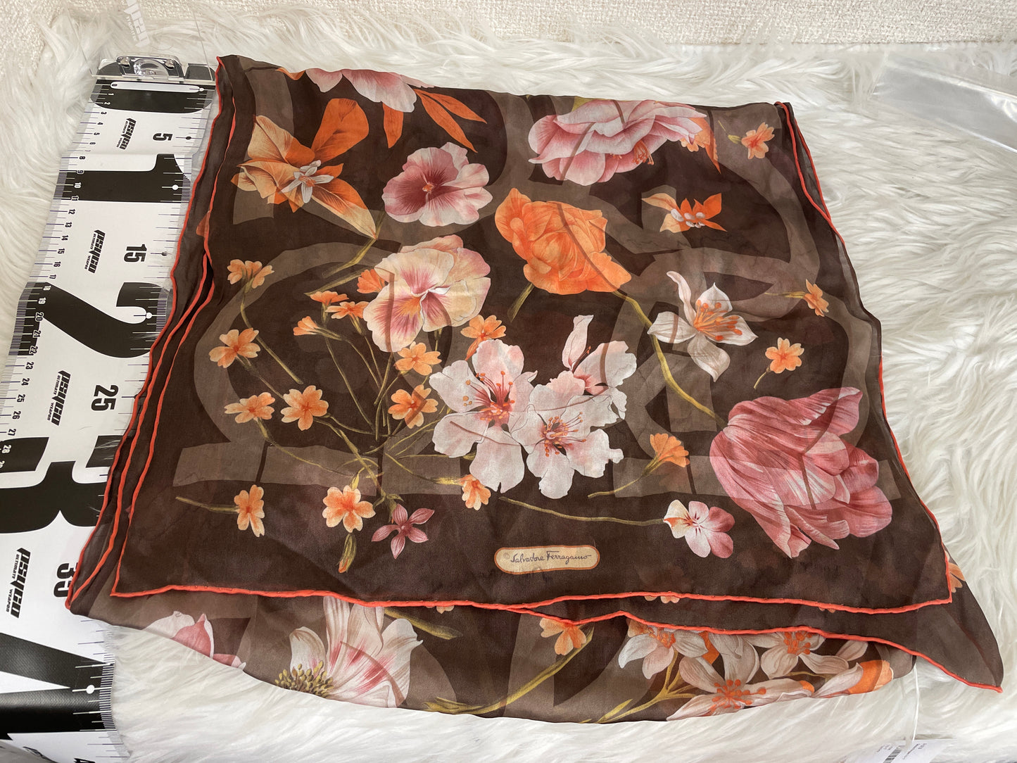 Ferragamo Brown Scarves A-16718