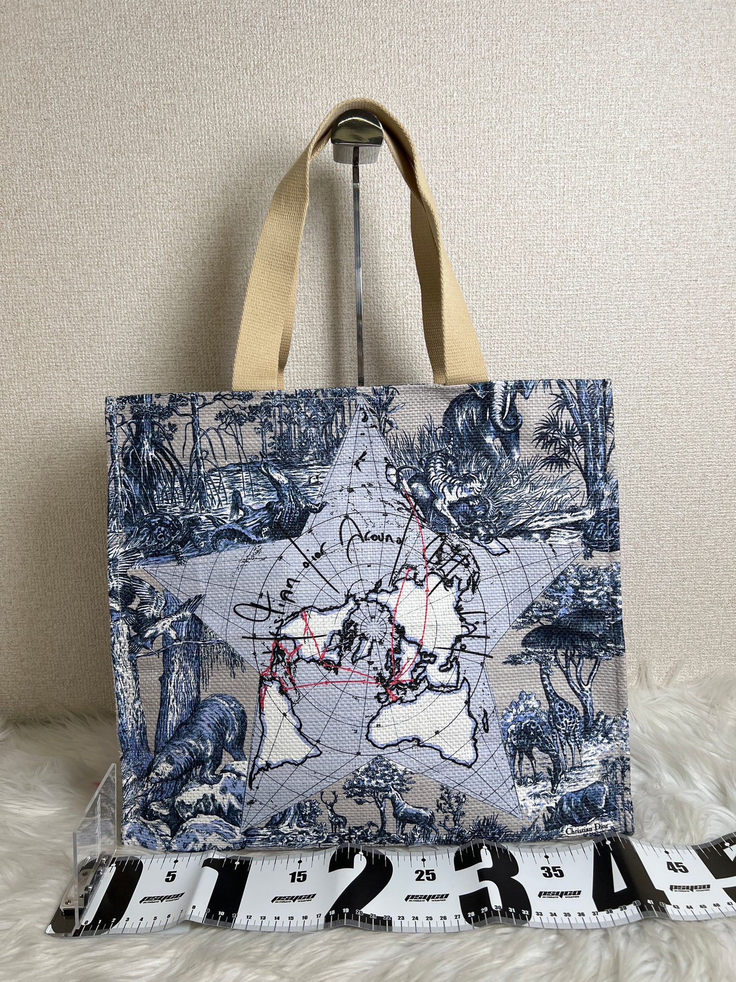 Dior Blue Tote Bags A-16751