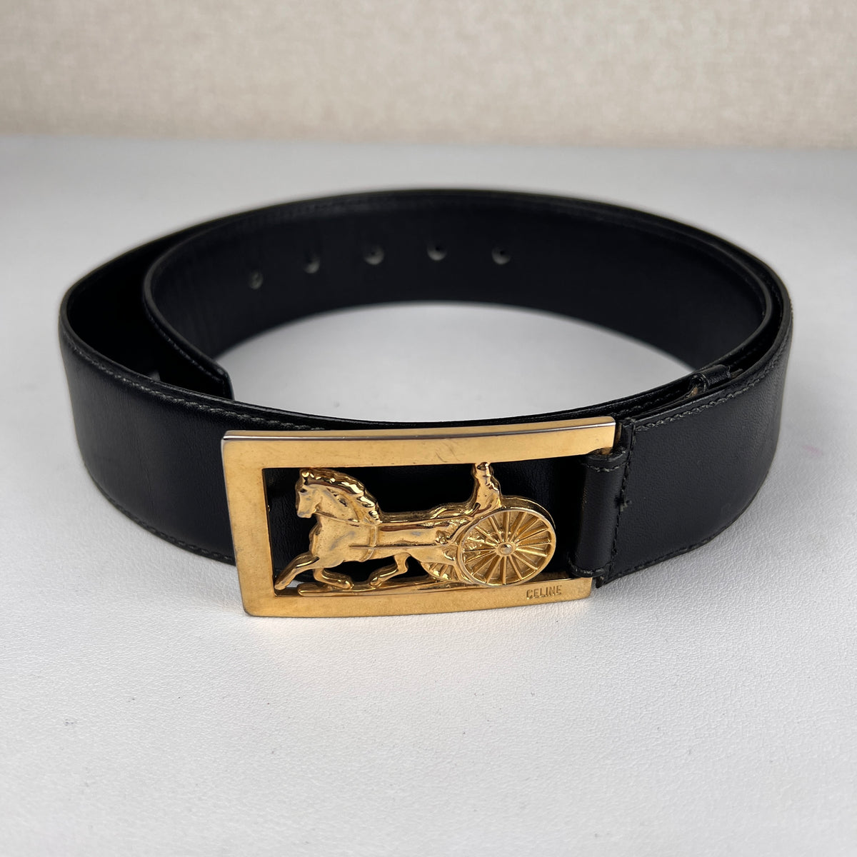 Celine Black Belts A-16755