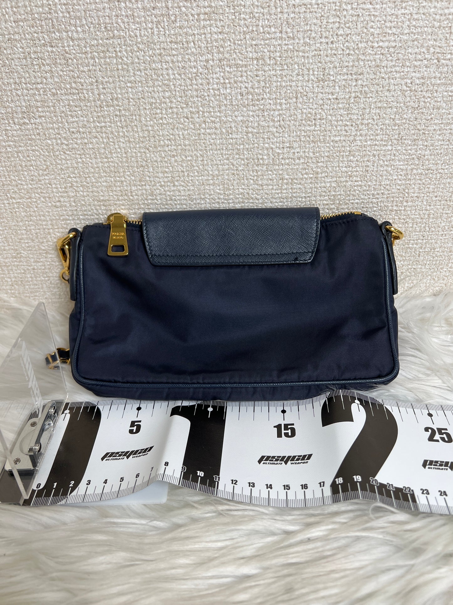 Prada Navy Shoulder Bags A-16785
