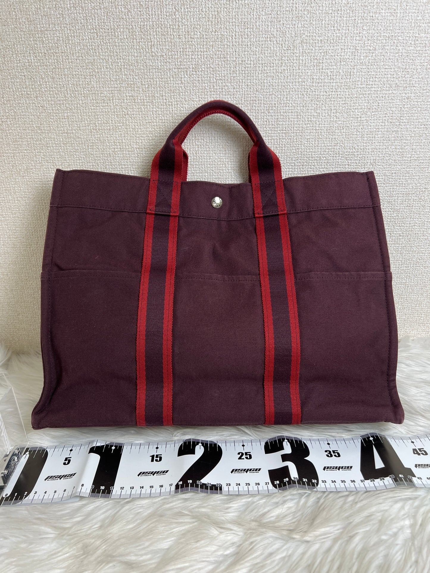 Hermes Bordeaux Tote Bags A-16816
