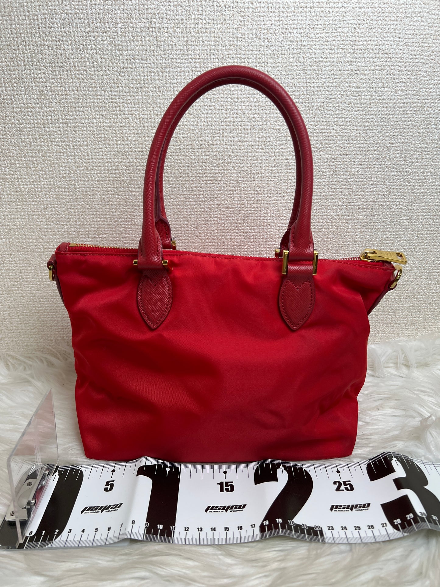 Prada Red Handle Bags A-16845