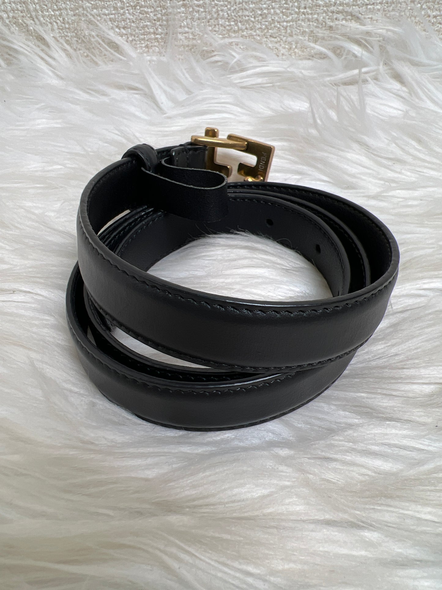 Fendi Black Belts A-16863