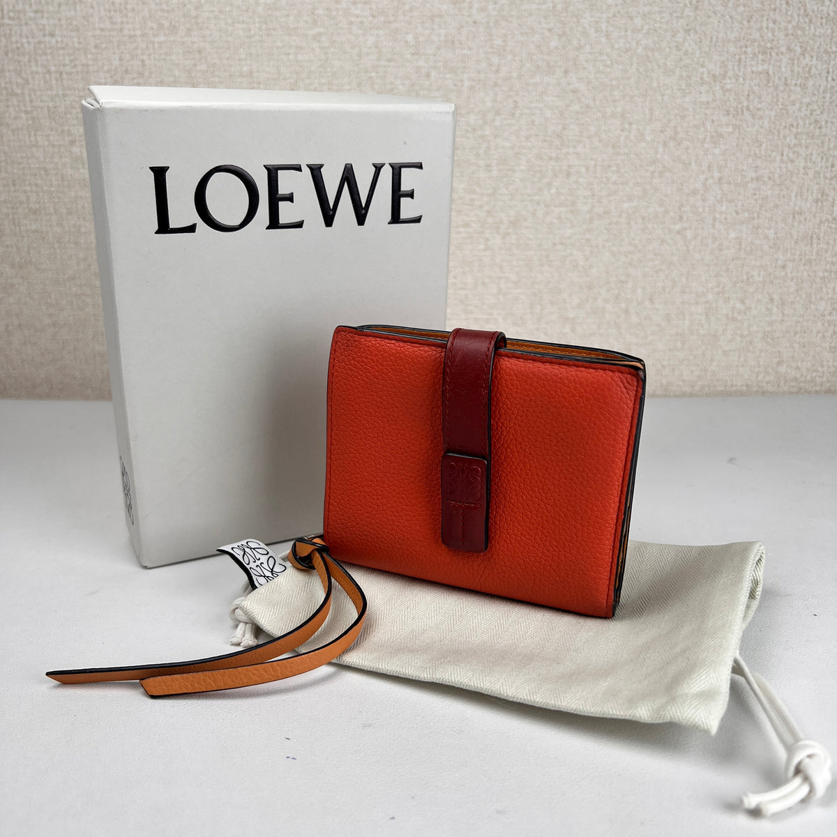 Loewe Orange Wallets A-16875