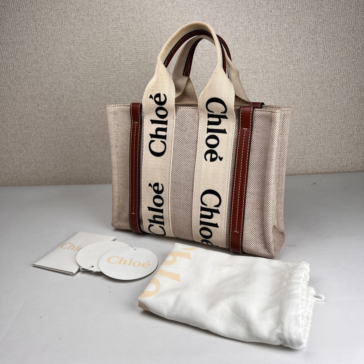 Chloe Beige Tote Bags A-16915
