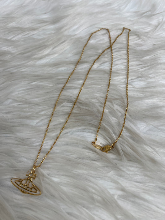 Vivienne Westwood Gold Necklaces A-16946