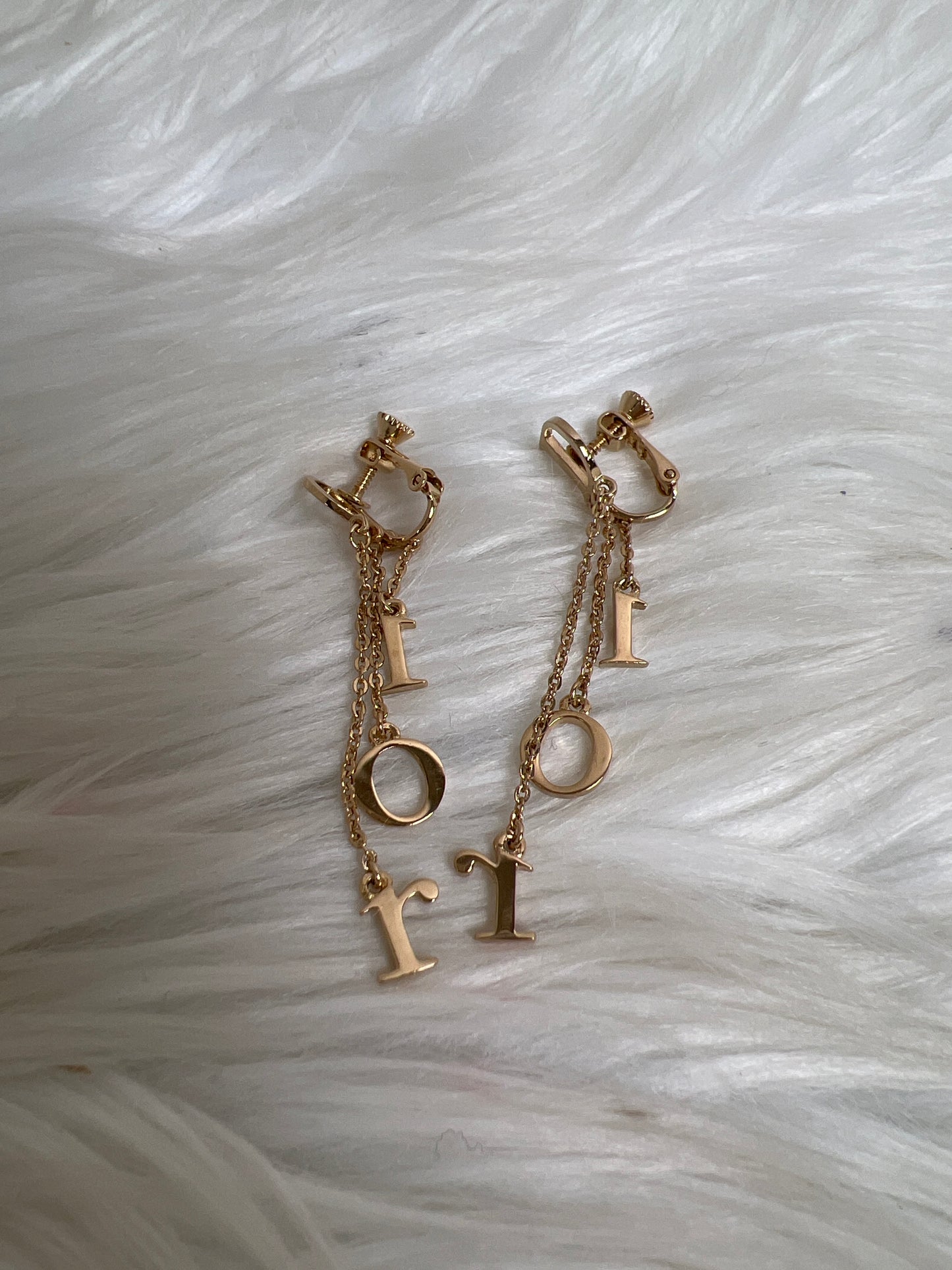 Dior Gold Earrings A-16982