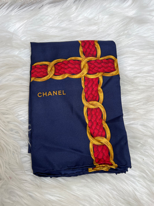 Chanel Navy Scarves A-17105