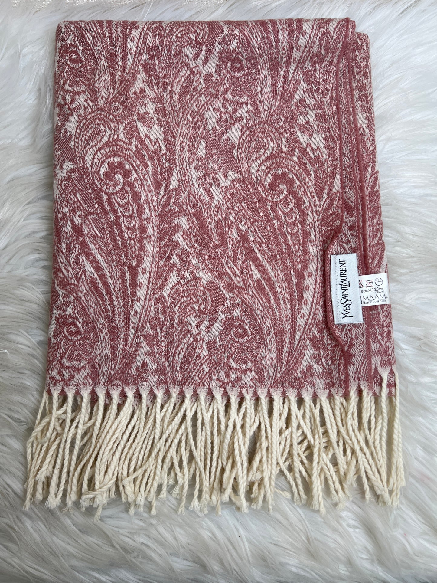 Saint Laurent Red Scarves A-17120