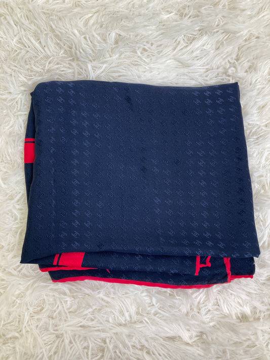 Chanel Navy Scarves A-17144