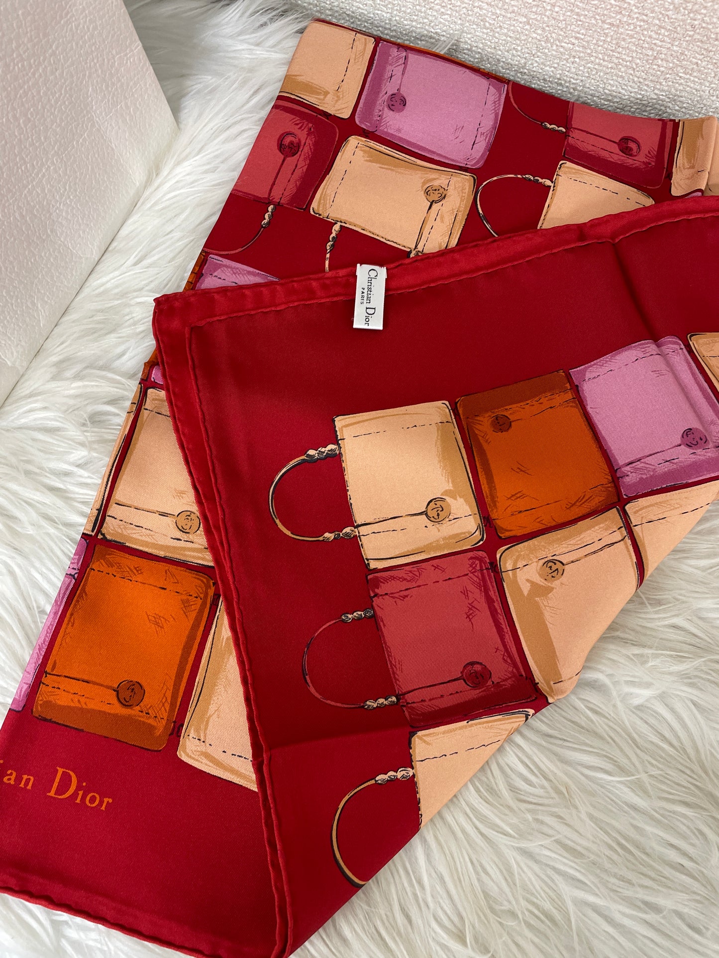 Dior Red Scarves A-17211